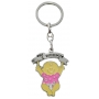 Porte-clé bébé fille couche