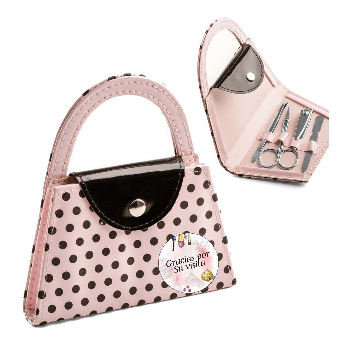 Manucure dans un petit sac personnalisé pour des cadeaux promotionnels