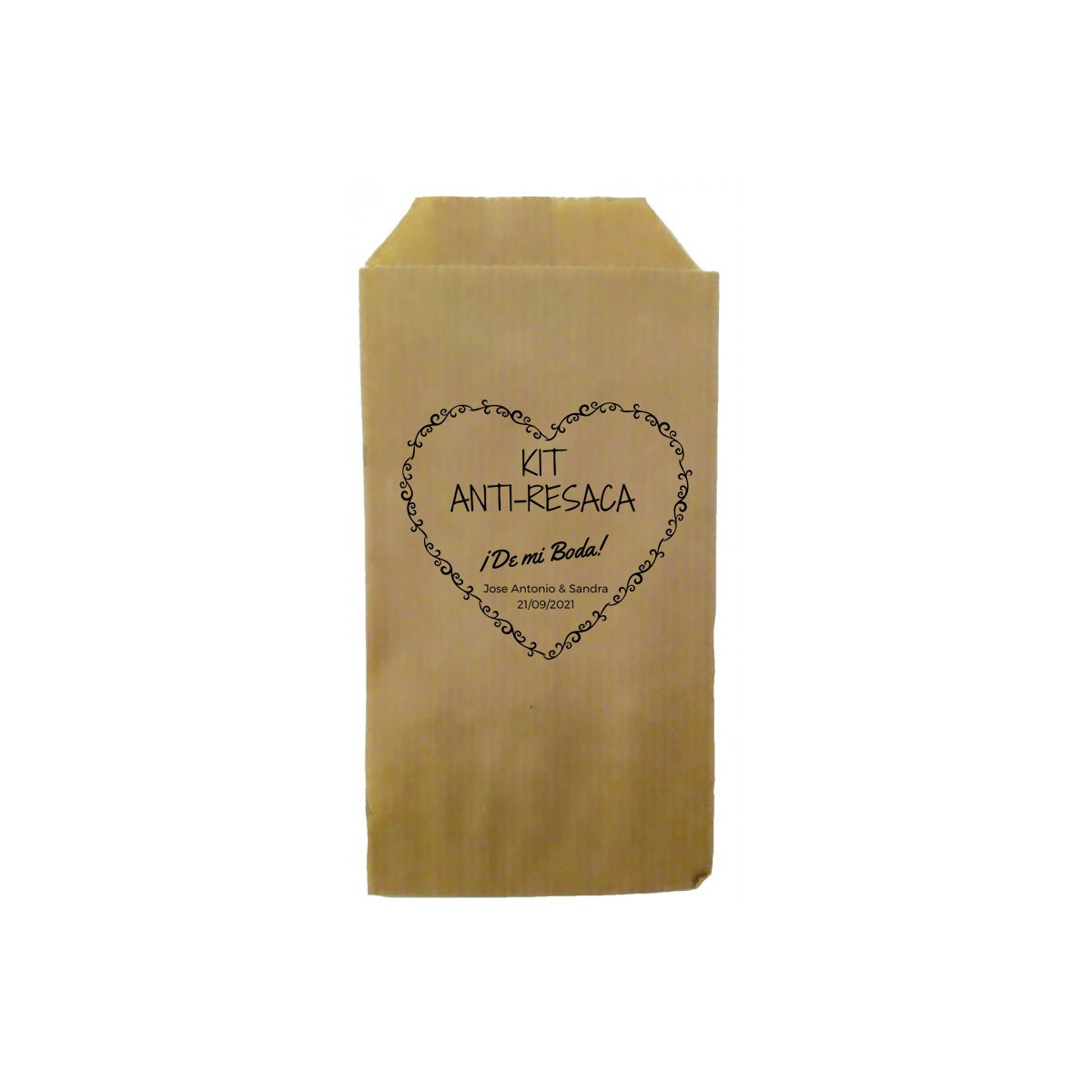 Kit de récupération détails de mariage personnalisés