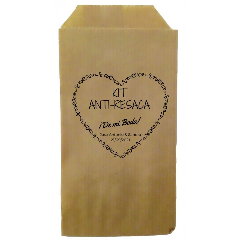 Kit de récupération détails de mariage personnalisés