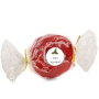 Serviette en forme de bonbon personnalisée pour Noël