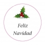 Serviette en forme de bonbon personnalisée pour Noël