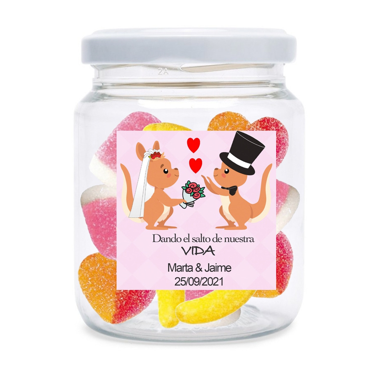Bonbons personnalisés pour les mariages