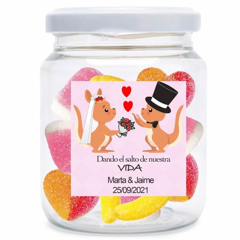 Bonbons personnalisés pour les mariages