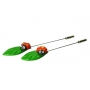 Épingle coccinelle en fleur pour invitées de mariage
