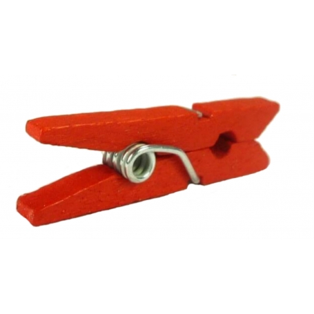Mini Pince A Linge Rouge