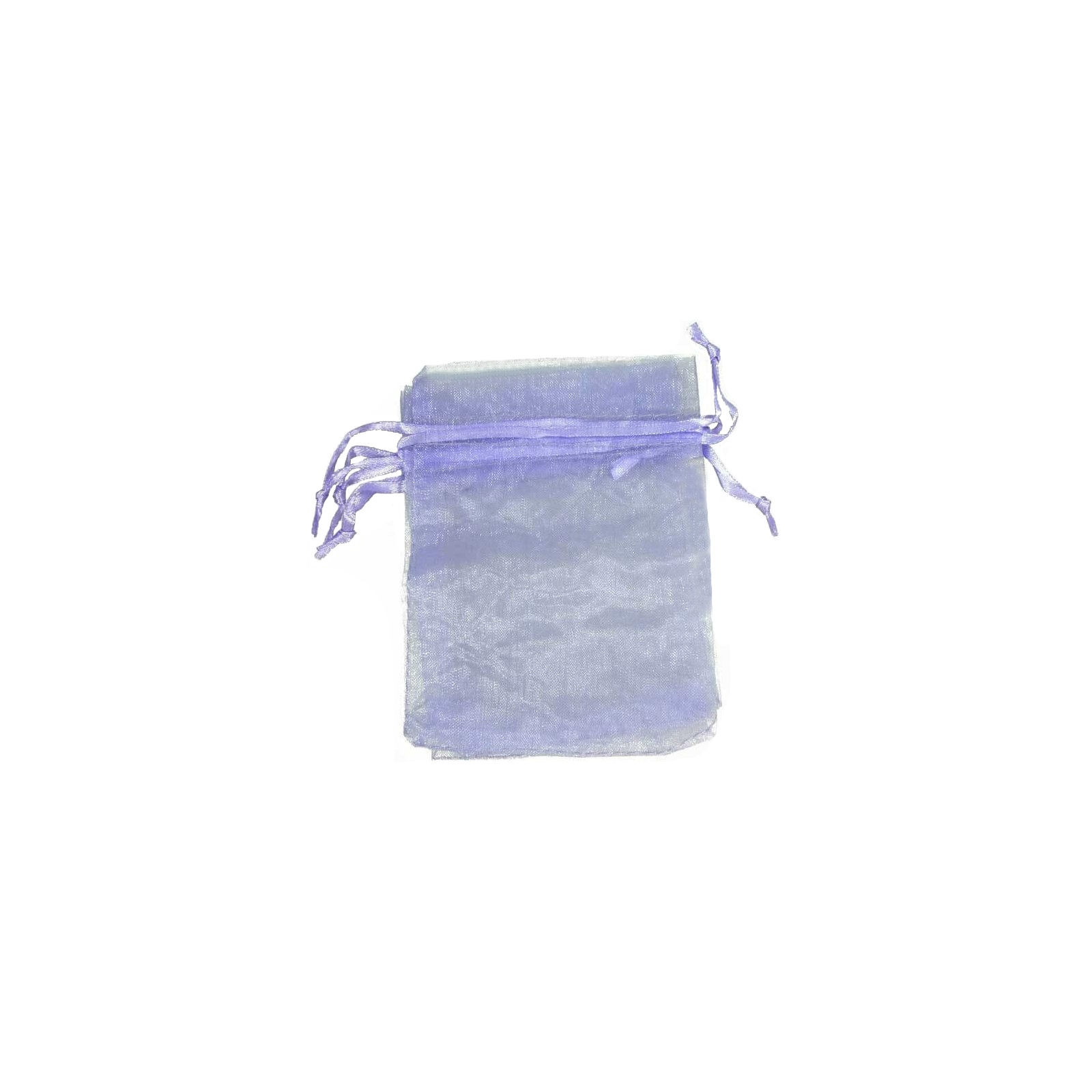 Sachet en organza violet clair 9 x 15