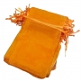 Sac en organza orange foncé 13 x 17