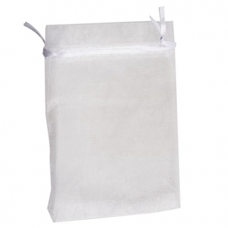 Sachet organza mariage blanc