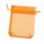 Sac en organza orange foncé 7 x 10