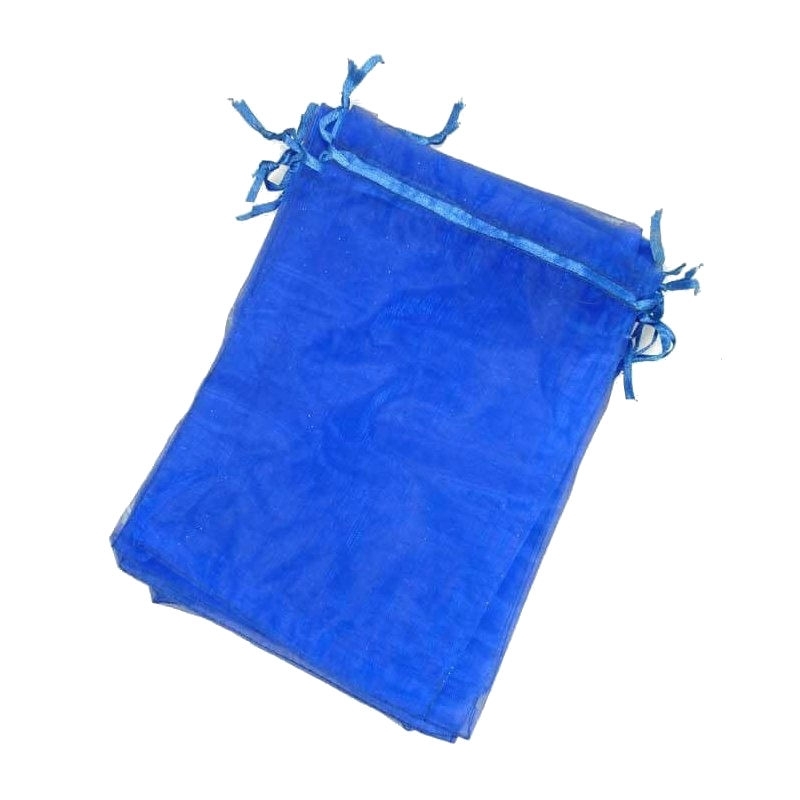 Organza bleu pas cher