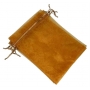 Pochons en organza marron 10 x 13