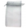 Sac en organza argent 9 x 15
