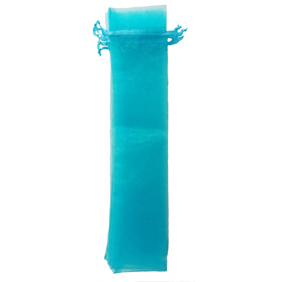 Sac en organza 30x7 cm turquoise
