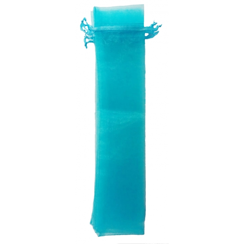 Sac en organza 30x7 cm turquoise Sac en organza 30x7 cm turquoise