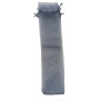 Sac en organza 30x7 cm argent