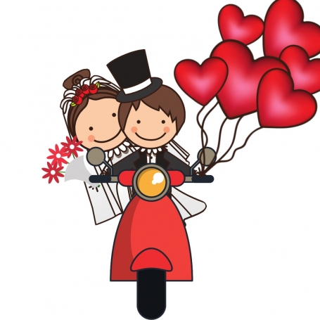 Autocollants pour mariage