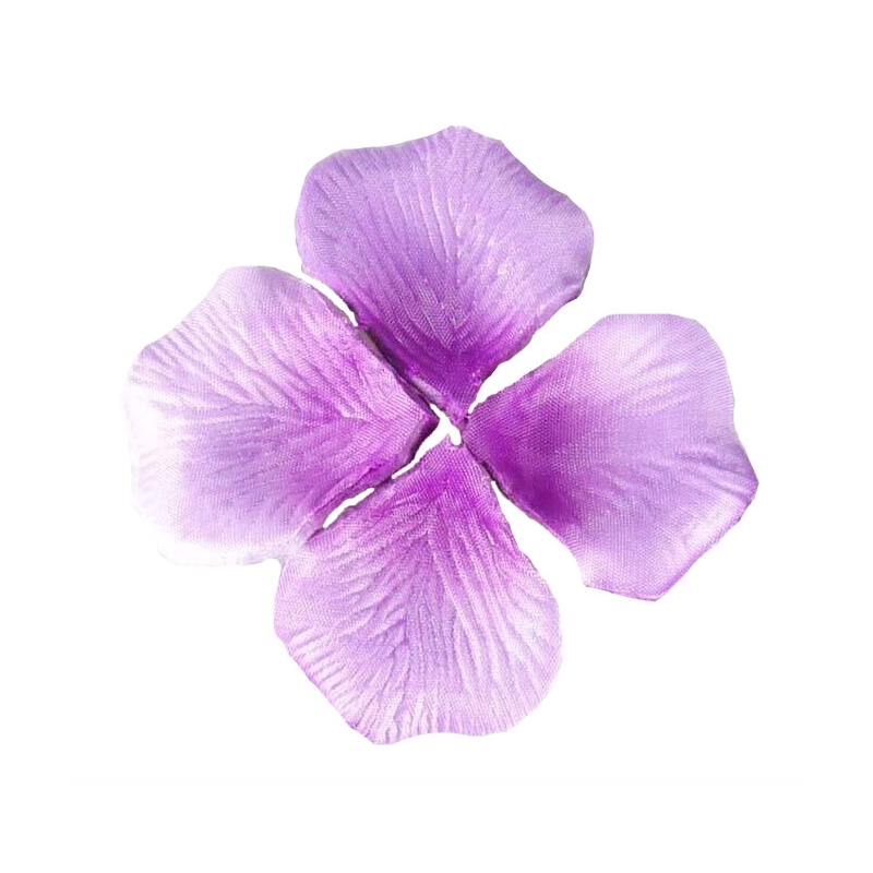 Pétales de rose artificiels lilas