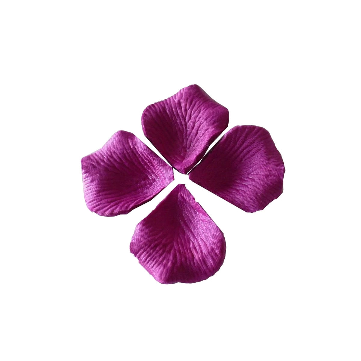 Pétales de rose artificiels violets