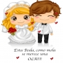 Autocollants phrases de mariage