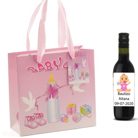 Bouteilles de vin à offrir lors de baptêmes personnalisées