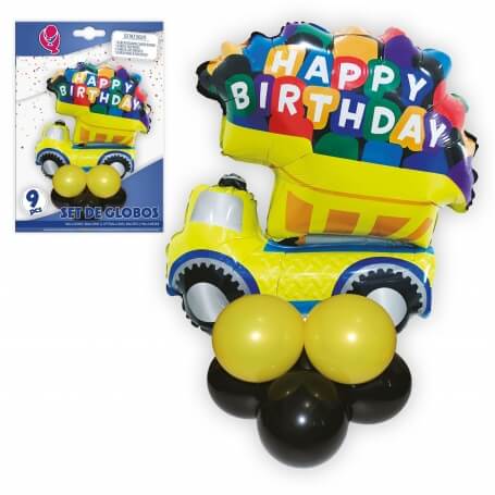 Pack de ballons d'anniversaire en polyamide