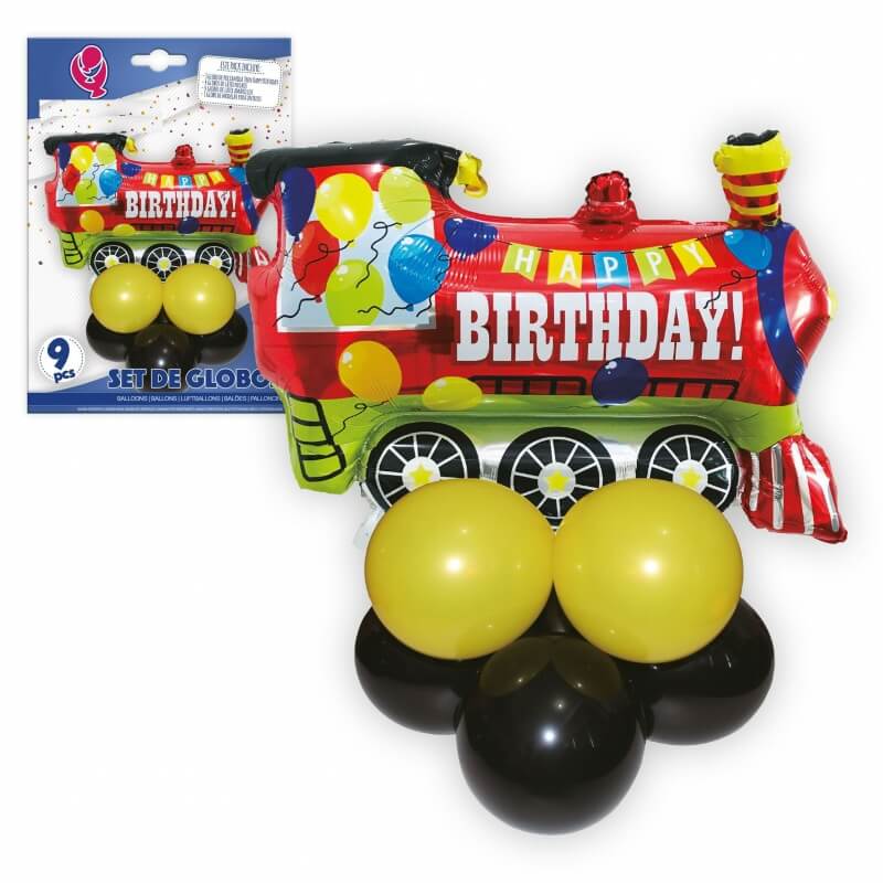 Pack de ballons en polyamide train