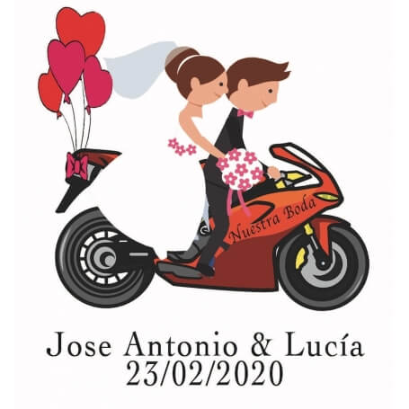 Limes personnalisées mariage