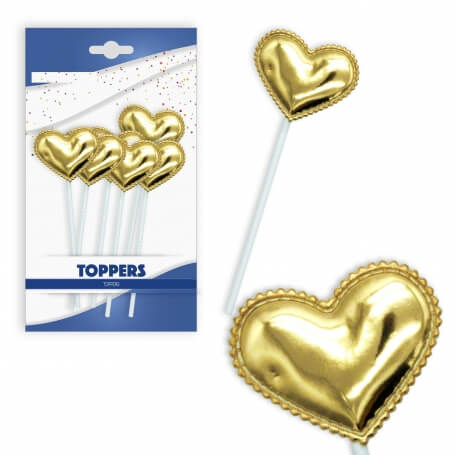 Pack toppers cœur