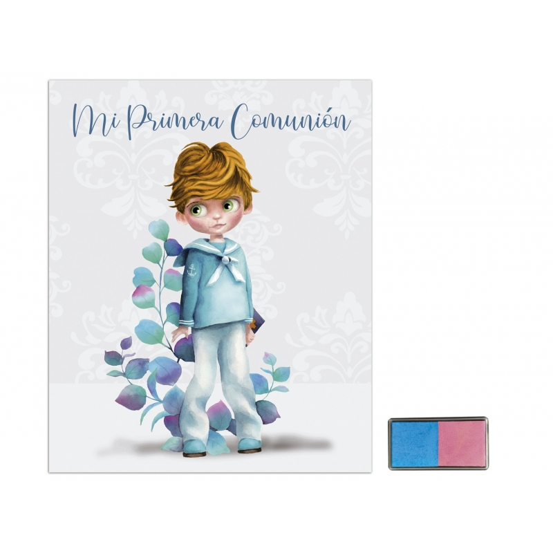 Livre pour empreintes communion