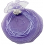 Sac de riz en organza lilas foncé