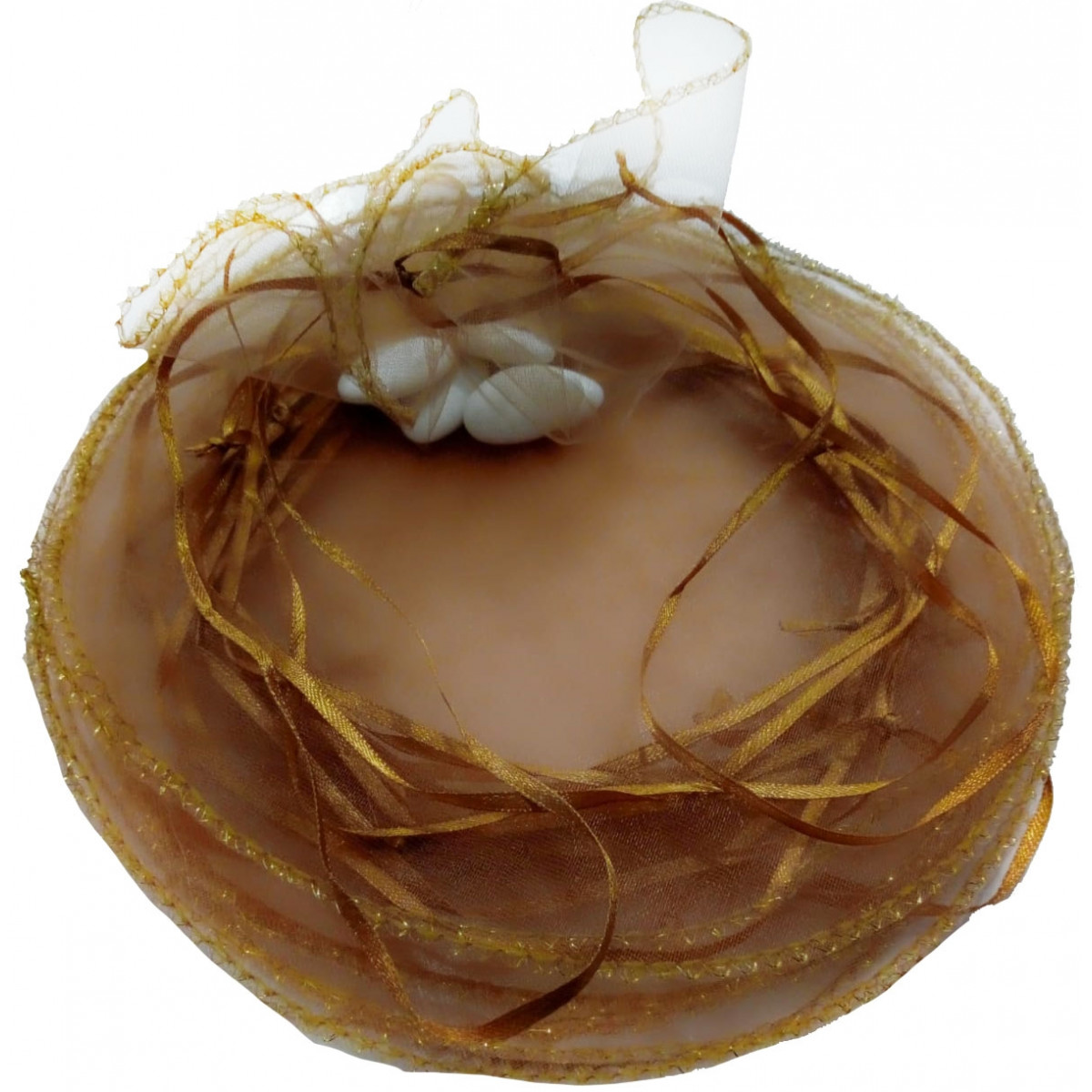 Sac en organza marron pour le riz