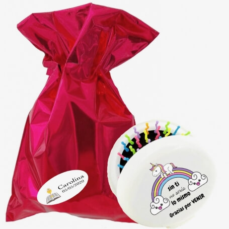 Brosse à cheveux licorne