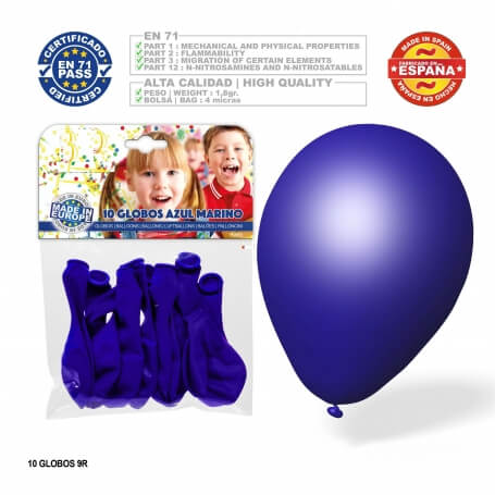 Pack de ballon bleu marine
