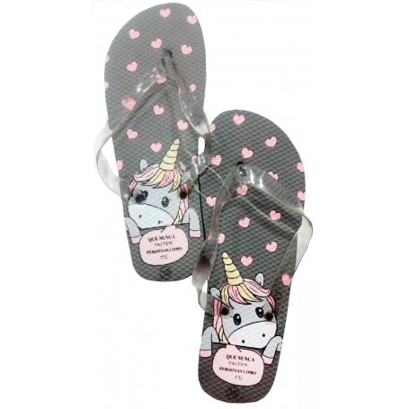 Chausson avec licorne