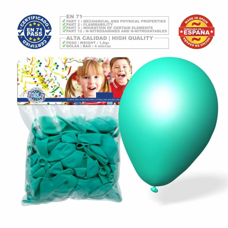 Ballon turquoise