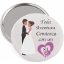 Miroir de Poche avec phrase pour Mariages