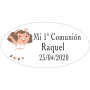 étiquettes de communion personnalisées