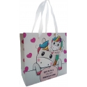 Sac Cadeau Licorne 14,5 X 15 X 6 Cm