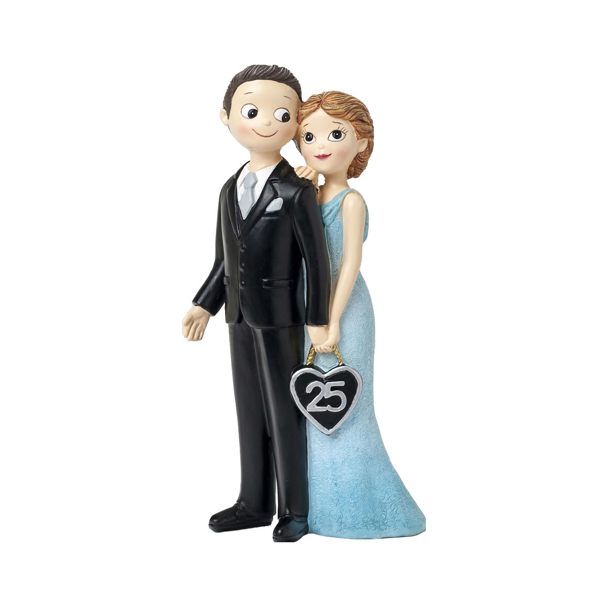 Figure de mariage en argent original