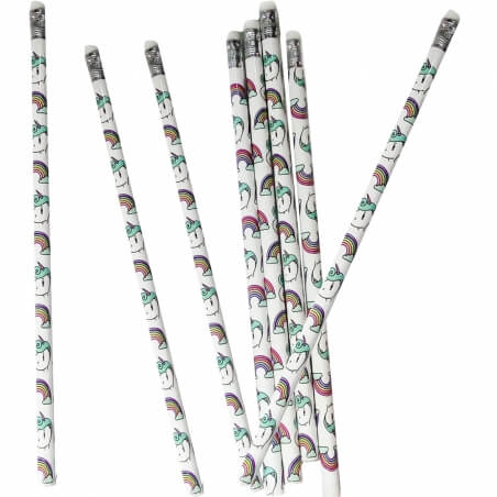 Crayon imprimé licorne