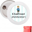 Chapa personnalisée enfant communion
