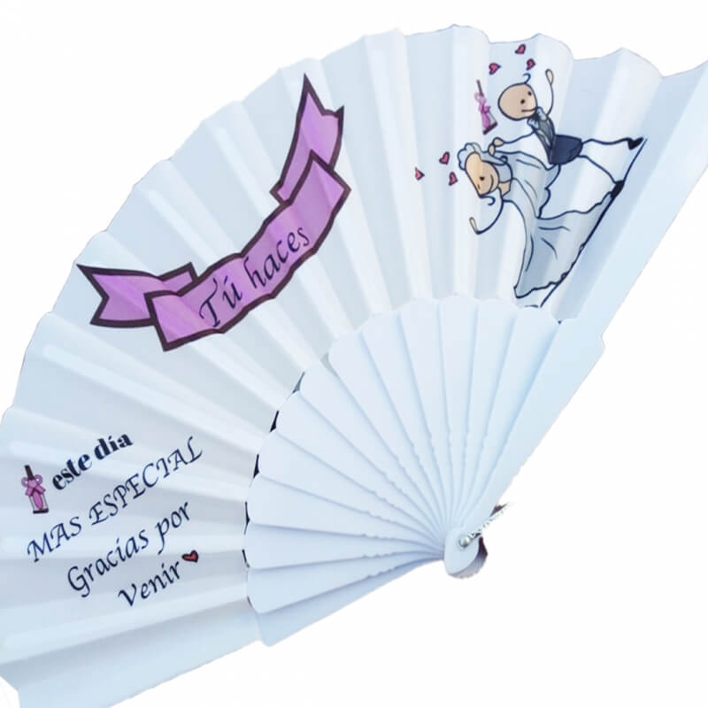 Détails de mariage éventails originaux