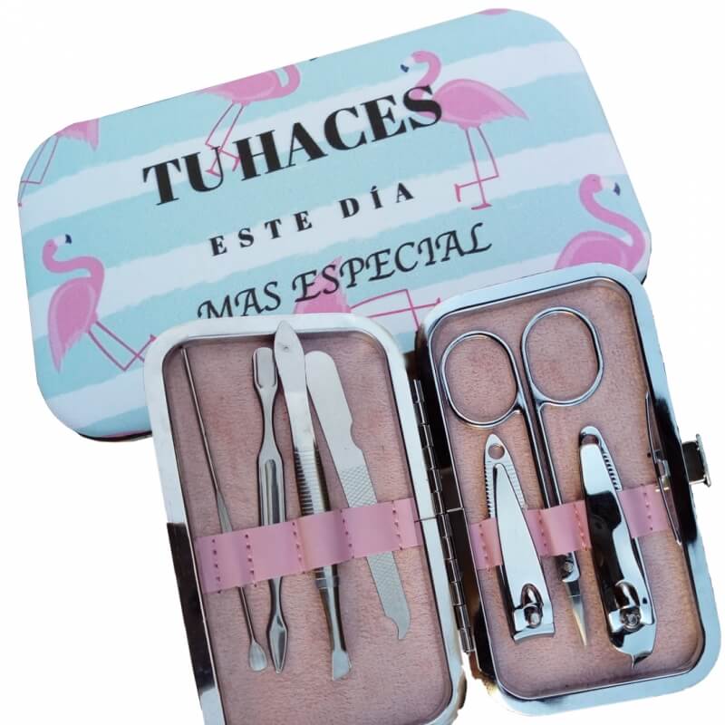 Set de manucure flamant