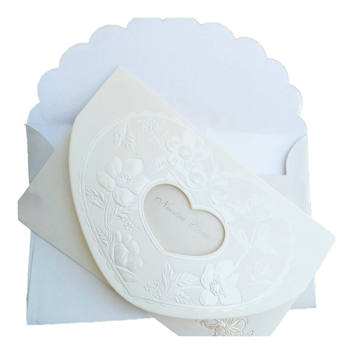 Invitations de mariage cœur