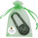 Boussole dans un sac en organza personnalisé pour une communion