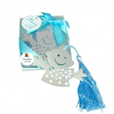 Marque Page Bleu Pour Communion