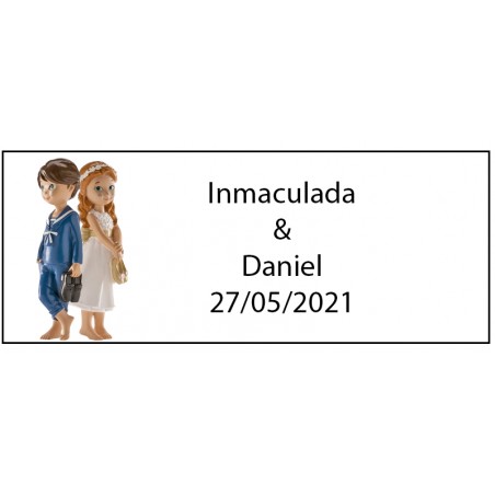Cadeaux Invites Communion Etiquettes Adhesives