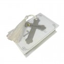 Marque-page croix communion personnalisé