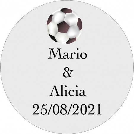 Autocollants De Mariage Football